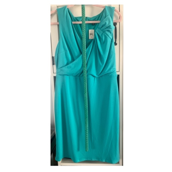 ANN TAYLOR NEW STYLISH KNIT DRESS WITH BELT - Picture 1 of 6